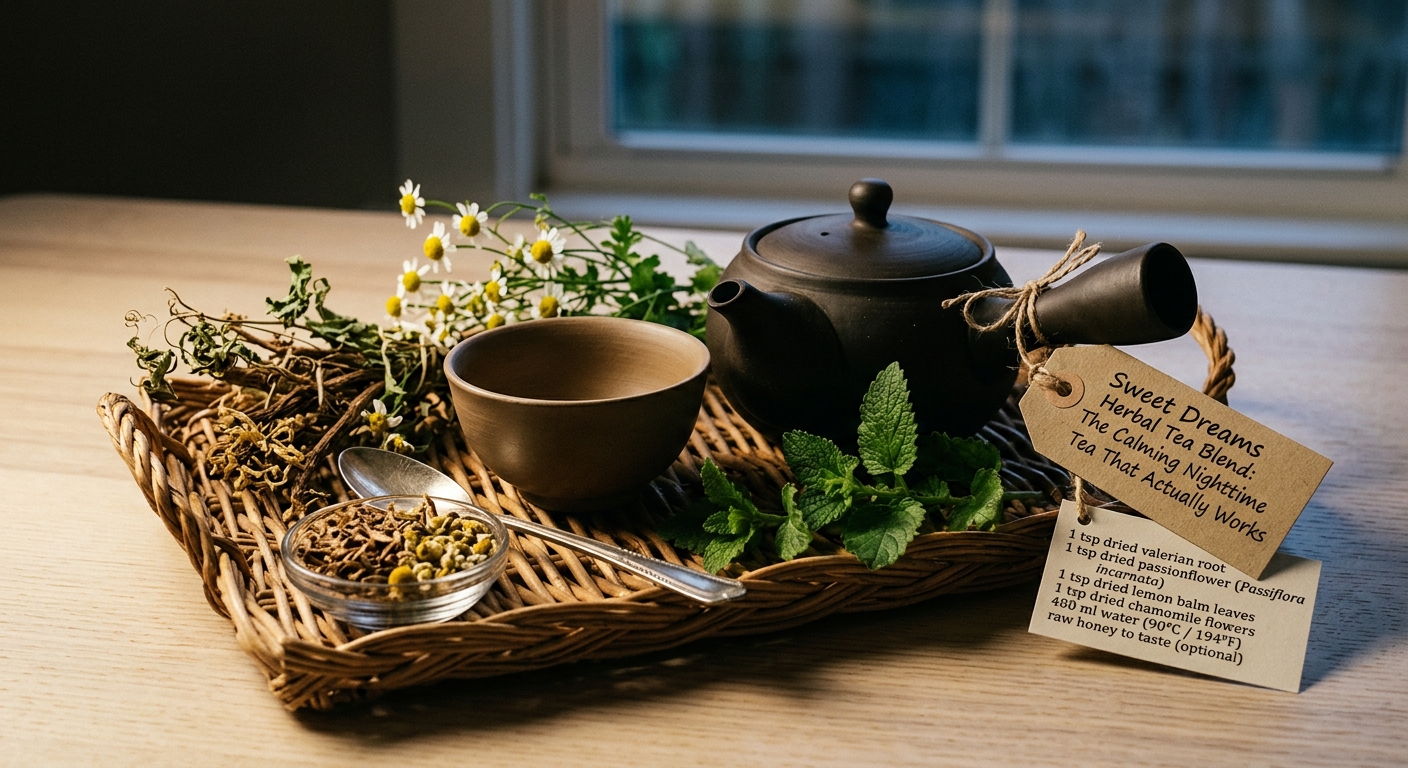 Sweet Dreams Herbal Tea Blend: The Calming Nighttime Tea That Actually Works